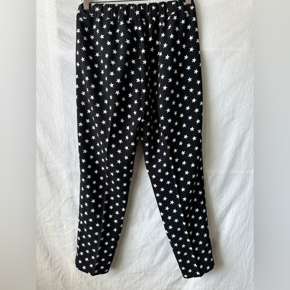 NWOT J. Crew Tie Waist Pull on Pant Star Printed Crepe Size O - Picture 7 of 9